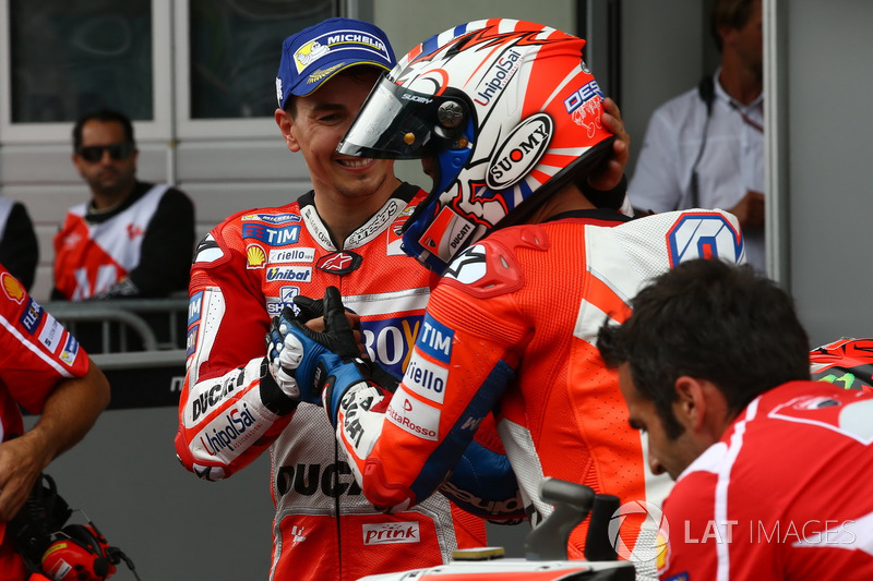 Jorge Lorenzo, Ducati Team, Andrea Dovizioso, Ducati Team