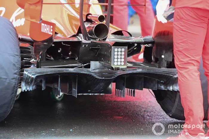 Ferrari SF1000 rear diffuser detail