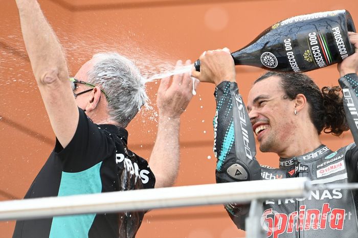 Podio: ganador Franco Morbidelli, Petronas Yamaha SRT