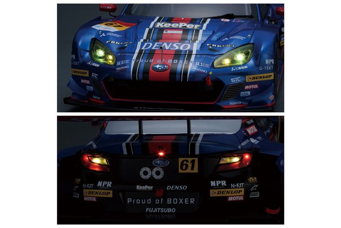 2021年のGT300チャンピオンマシンが”大迫力”の1/8スケールで登場