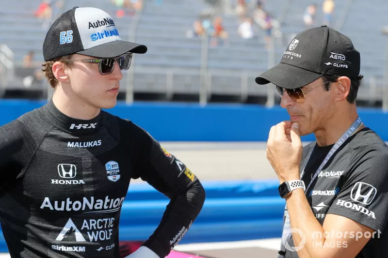 David Malukas, Meyer Shank Racing Honda, Helio Castroneves