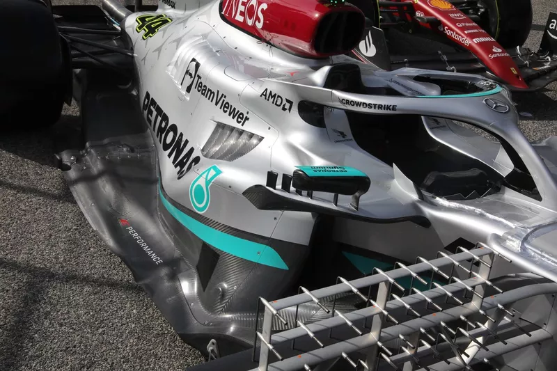 Mercedes W13 detail