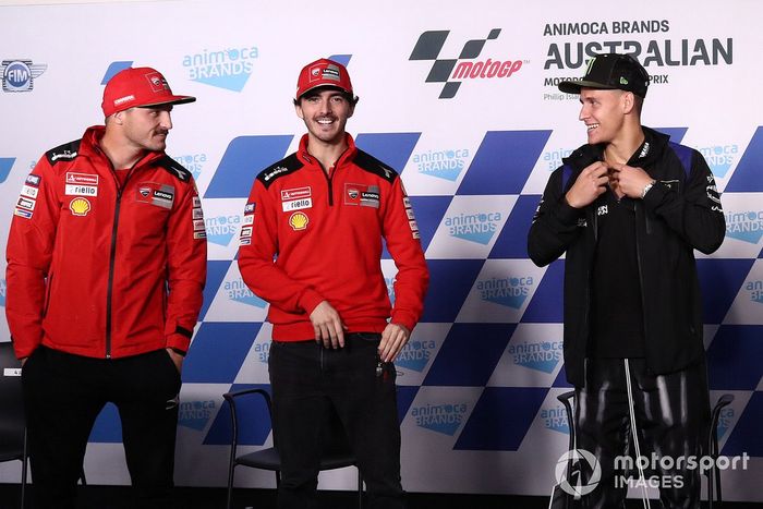 Jack Miller, Ducati Team Fabio Quartararo, Yamaha Factory Racing, Aleix Espargaró, Aprilia Racing Team