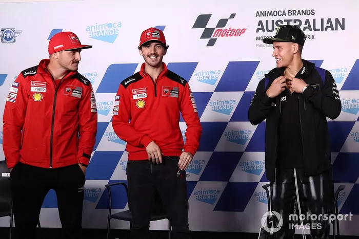 Jack Miller, Ducati Team Fabio Quartararo, Yamaha Factory Racing, Aleix Espargaró, Aprilia Racing Team