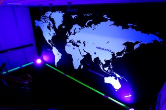 Une carte des courses possibles d'Extreme E