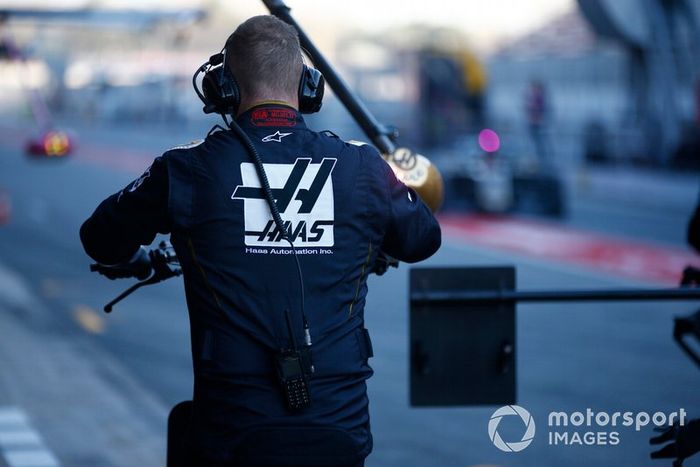 Mecánico Haas F1 
