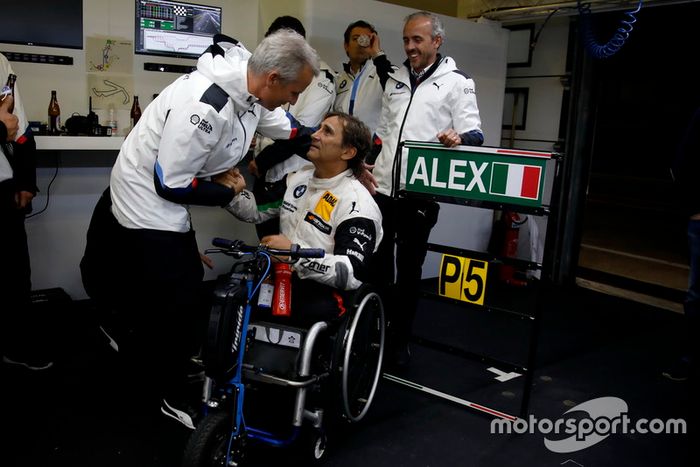 Alex Zanardi, BMW Team RMR con Jens Marquardt, director de BMW Motorsport