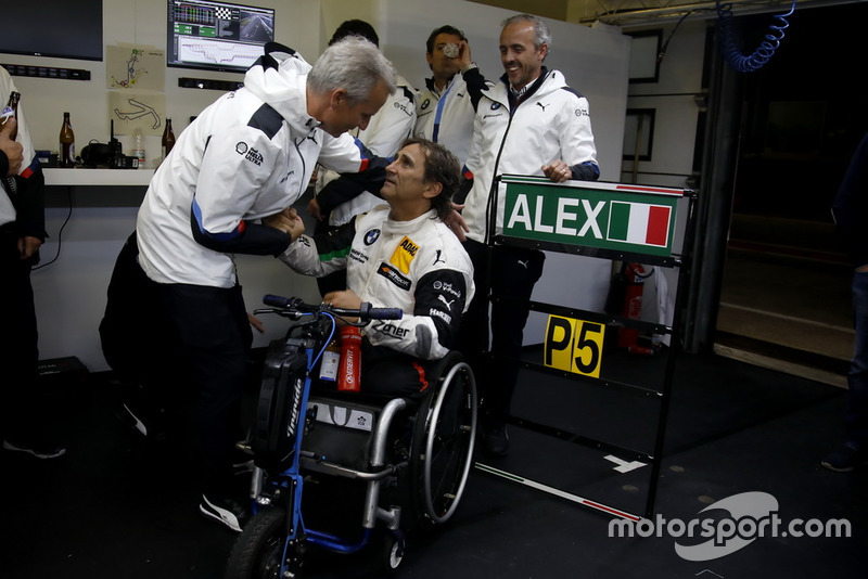 Alex Zanardi, BMW Team RMR con Jens Marquardt, director de BMW Motorsport