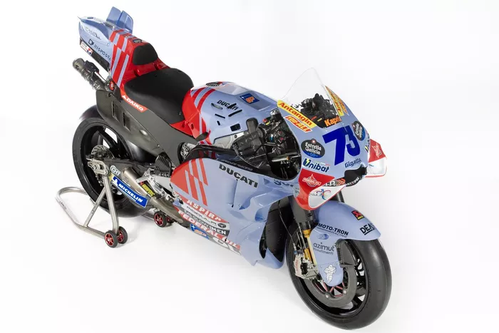 Alex Márquez, decoración de la moto Gresini Racing
