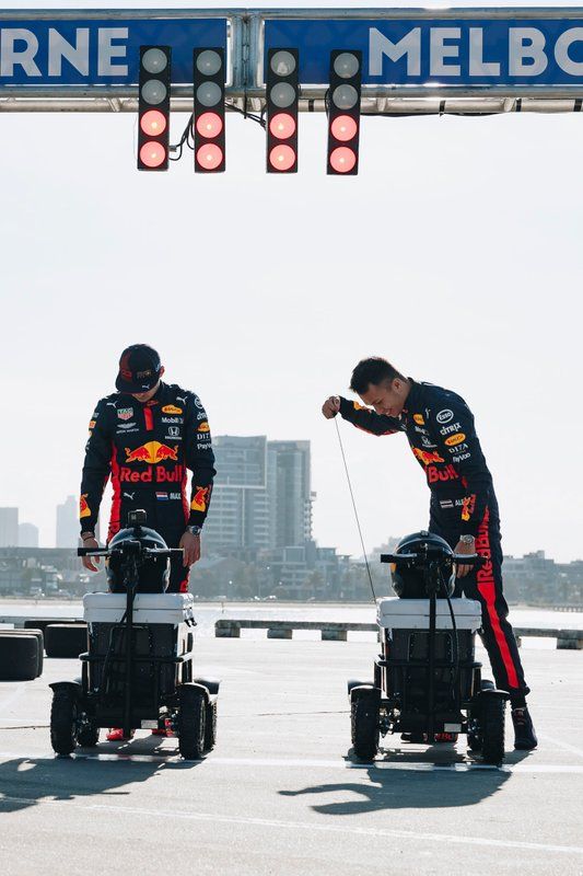Max Verstappen, Red Bull Racing, Alex Albon, Red Bull Racing
