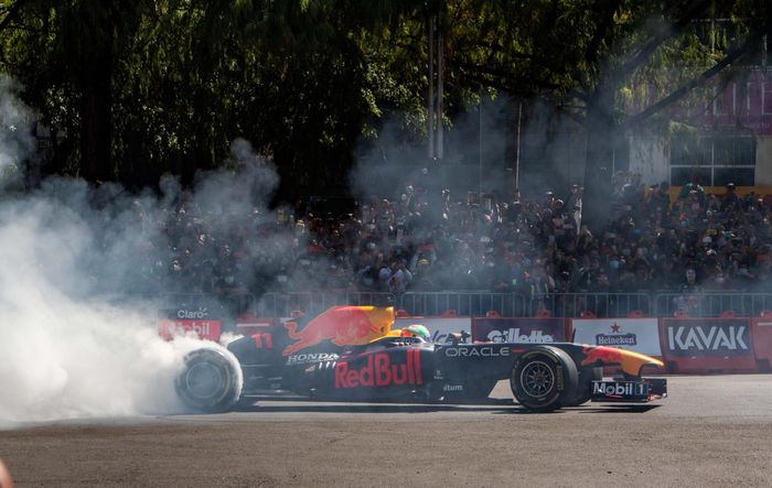 Sergio Pérez. Red Bull ShowRun CDMX