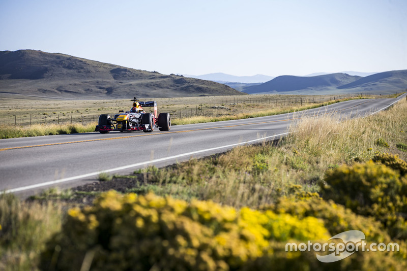 Max Verstappen, Red Bull Racing BR7, in Colorado