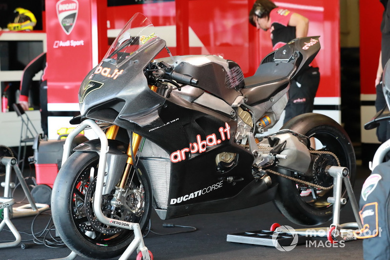Bike von Chaz Davies, Aruba.it Racing-Ducati SBK Team