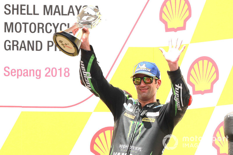 Podium: Finis ketiga, Johann Zarco, Monster Yamaha Tech 3