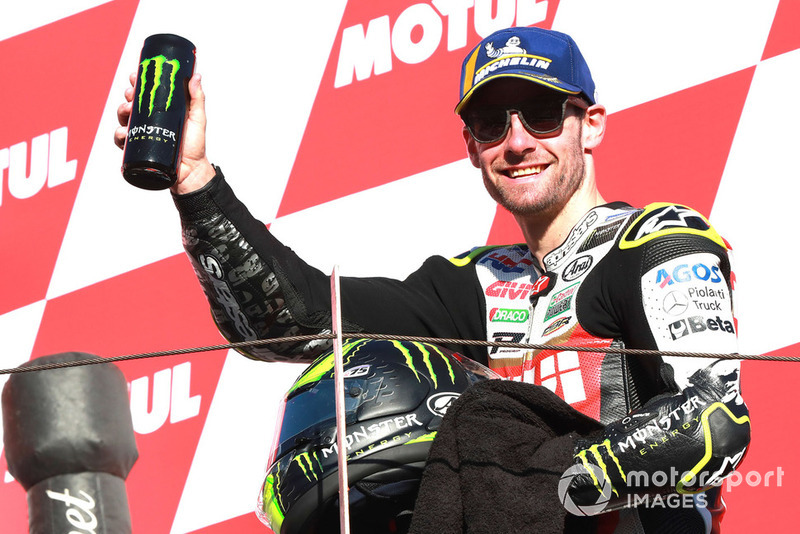 Podium: second place Cal Crutchlow, Team LCR Honda
