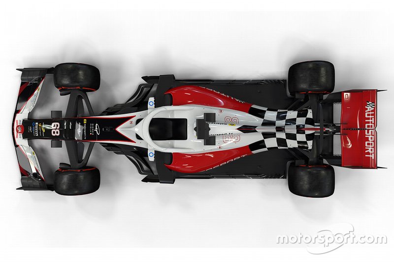 Diseño del auto de Motorsport Network F1 