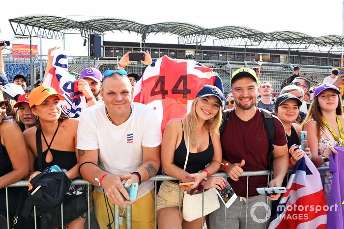 Lewis Hamilton, fans de Mercedes-AMG