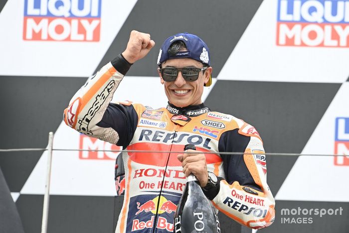 Podio: Ganador Marc Márquez, Repsol Honda Team