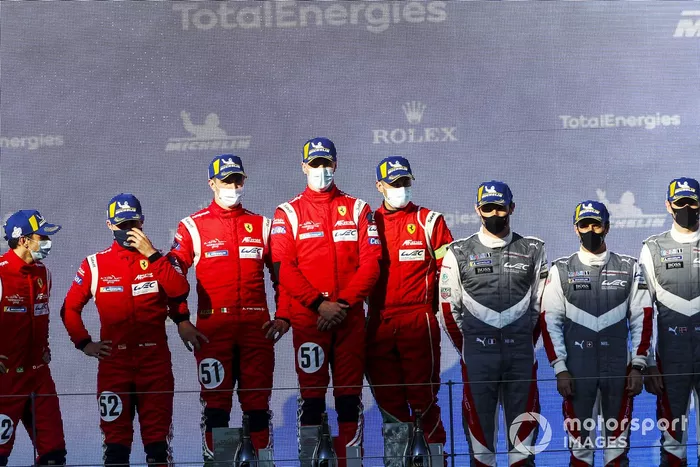 #52 AF Corse Ferrari 488 GTE EVO: Daniel Serra, Miguel Molina and #51 AF Corse Ferrari 488 GTE EVO: Alessandro Pier Guidi, James Calado 