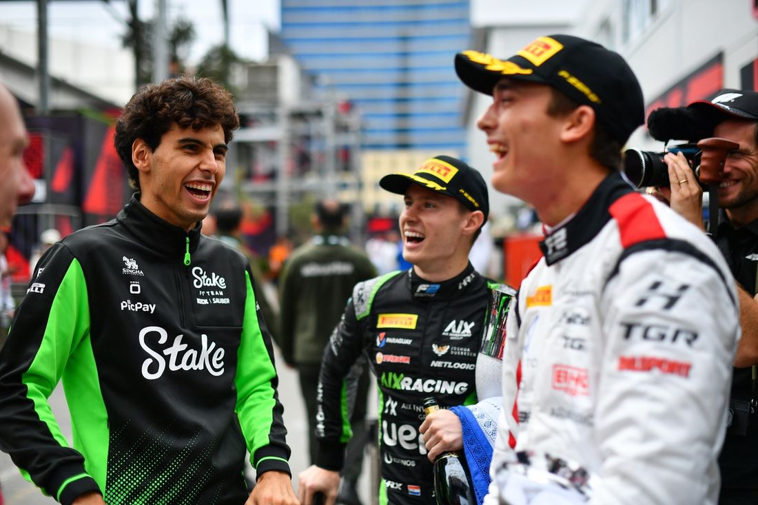 Gabriel Bortoleto, Sauber, Dino Beganovic, Ferrari