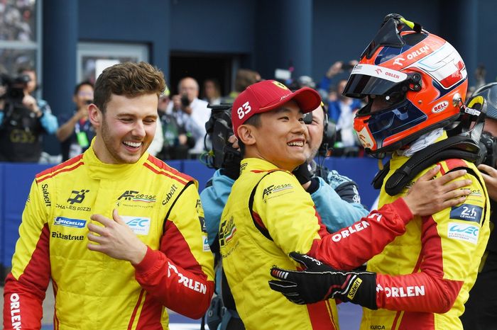 Winners #83 AF Corse Ferrari 499P: Robert Kubica, Yifei Ye, Philip Hanson
