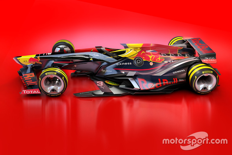 Red Bull Racing 2030 fantezi tasarım