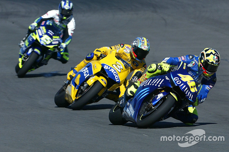 Valentino Rossi, Max Biaggi, Sete Gibernau, 2004, Dél-Afrikai Nagydíj.