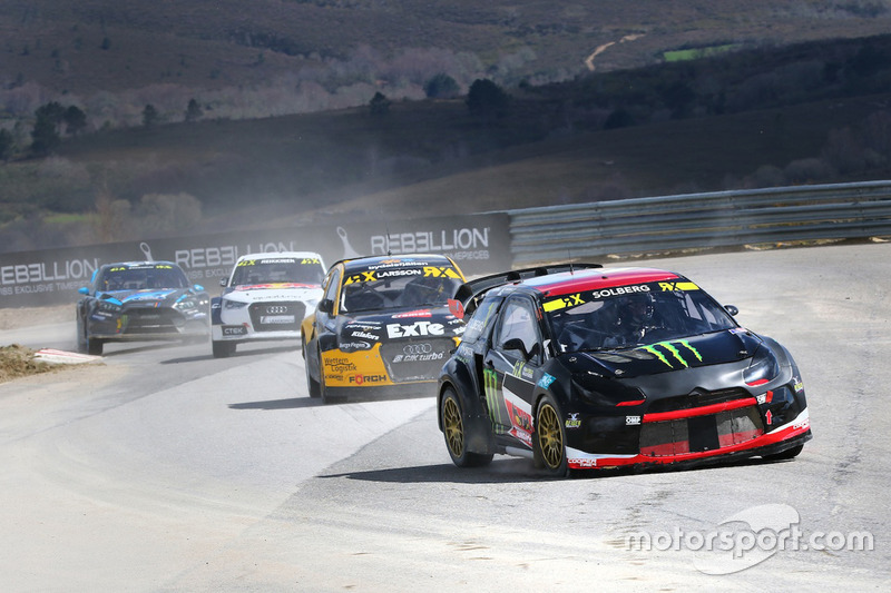 Ganador de la carrera Petter Solberg, SDRX Citroën DS3 RX