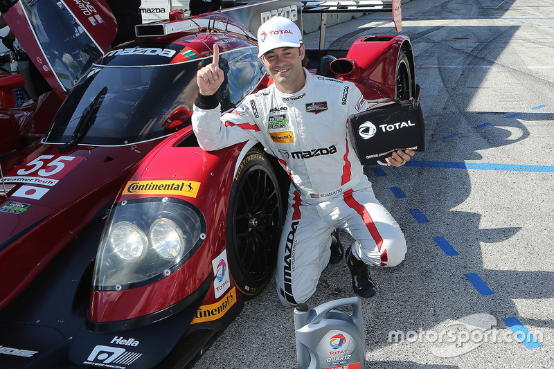 Polesitter Jonathan Bomarito, Mazda Motorsports