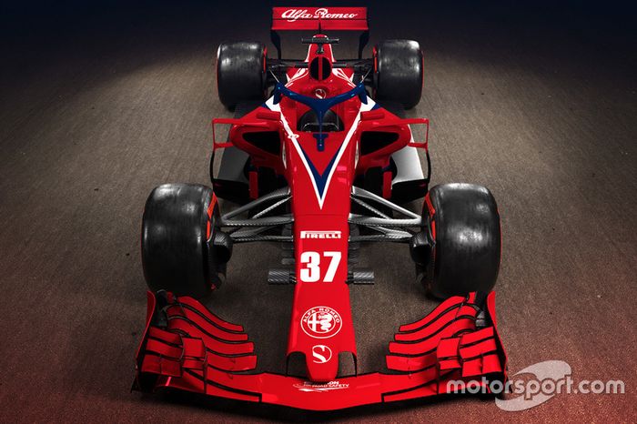 Concepto de la decoración de Sauber-Alfa Romeo