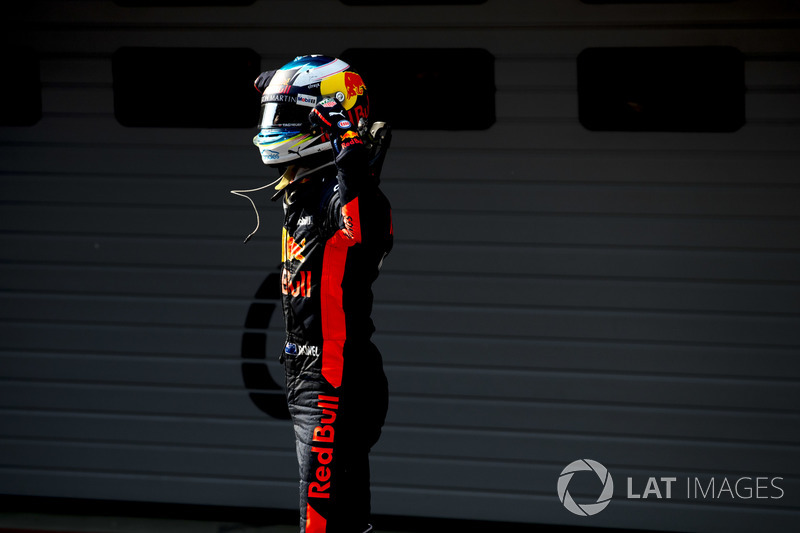 Il vincitore della gara Daniel Ricciardo, Red Bull Racing