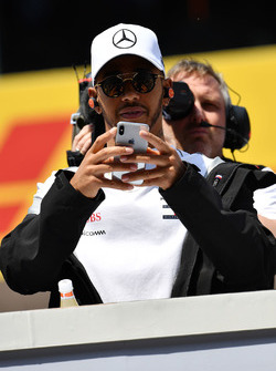 Lewis Hamilton, Mercedes-AMG F1 on the drivers parade