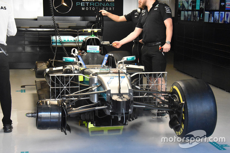 Car of Valtteri Bottas, Mercedes AMG F1 W08