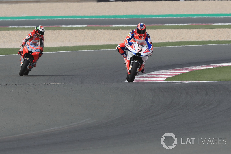 Jorge Lorenzo, Ducati Team, Danilo Petrucci, Pramac Racing