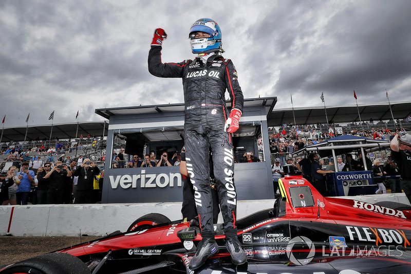 Polesitter Robert Wickens, Schmidt Peterson Motorsports Honda