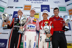 Podium: Race winner Maximilian Günther, Prema Powerteam Dallara F317 - Mercedes-Benz, second place J