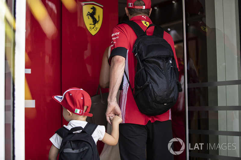 Кімі Райкконен, Ferrari, син Робін