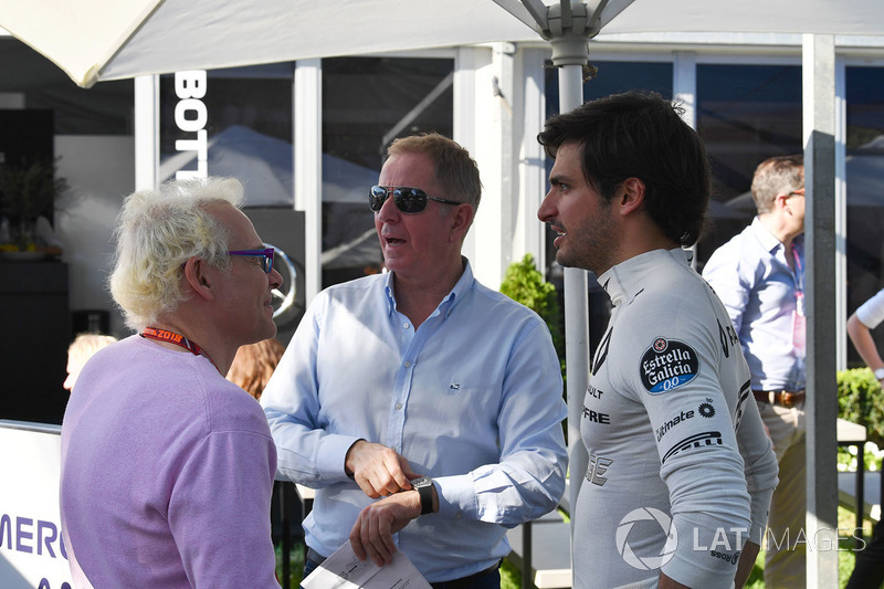 Jacques Villeneuve, Sky Italia, Martin Brundle, Sky TV ve Carlos Sainz Jr., Renault Sport F1 Team