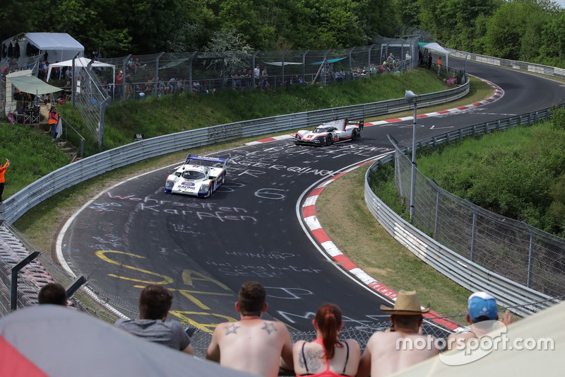 Hans-Joachim Stuck, Porsche 956 C, Timo Bernhard, Porsche 919 Hybrid Evo