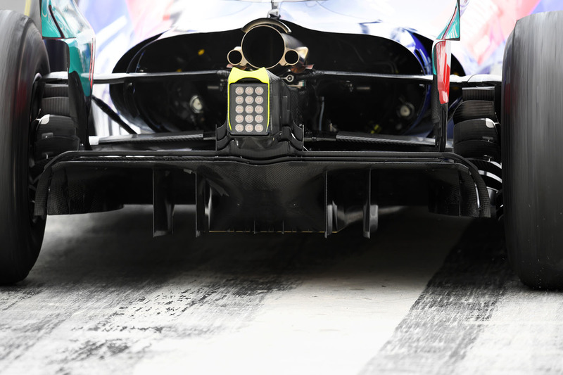 Scuderia Toro Rosso STR13 rear diffuser detail