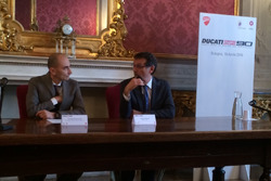 Caludio Domenicali e Virginio Merola