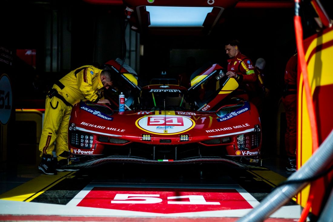 #51 AF Corse Ferrari 499P: Alessandro Pier Guidi, James Calado, Antonio Giovinazzi