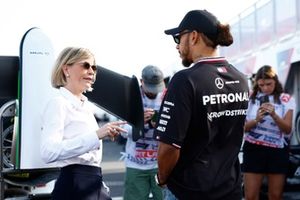 Susie Wolff, Diretora-Geral da Academia de F1, Lewis Hamilton, Mercedes-AMG F1 Team
