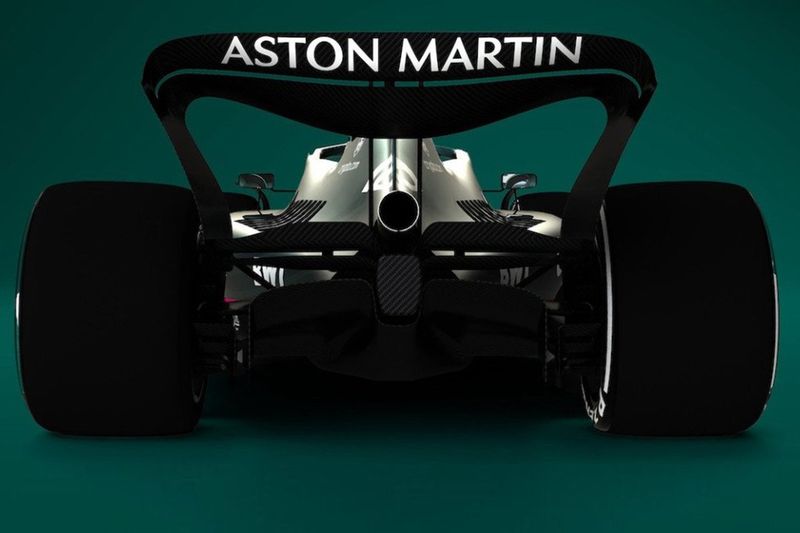 Boceto del Aston Martin F1 para 2022
