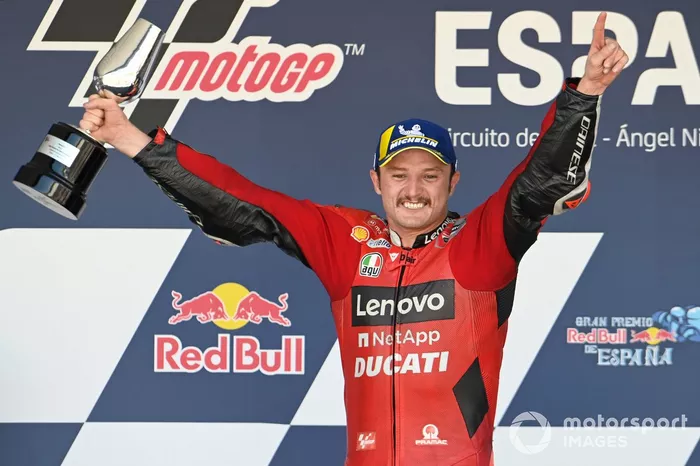 Podio: il vincitore Jack Miller, Ducati Team