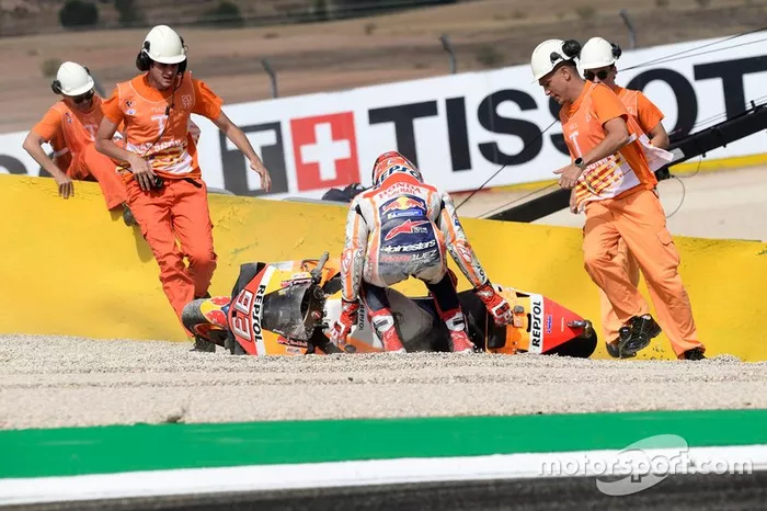 Chute de Marc Marquez, Repsol Honda Team
