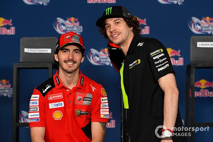 Francesco Bagnaia, Equipo Ducati, Marco Bezzecchi, VR46 Racing Team