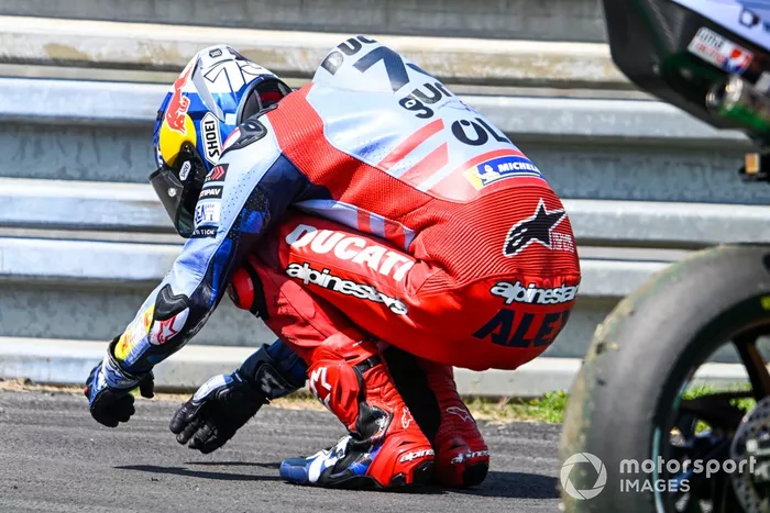 Alex Márquez, caída del Gresini Racing