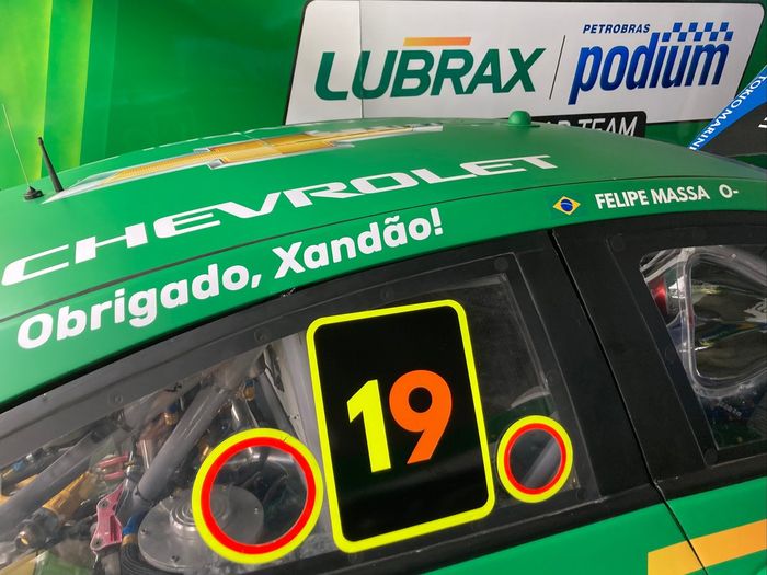Homenagem de Felipe Massa a Xandy Negrão