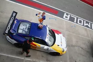 Diego Bertonelli, Dinamic Motorsport, in pit lane